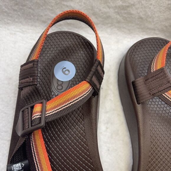 Chaco Sandals Men\'s 9 Orange Brown Bodhi Belt Java Toe Loop Strappy Beach Shoes main image 6
